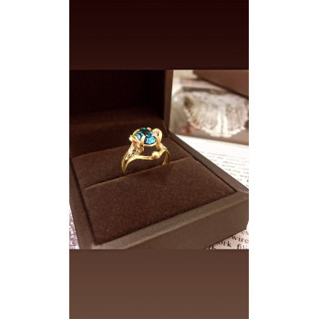 Inel filigran din aur 14k...