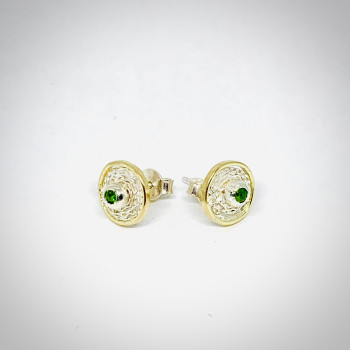 Cercei filigran din aur 14k...