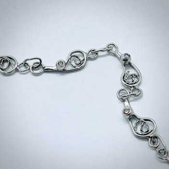 Colier filigran din aur 14k...